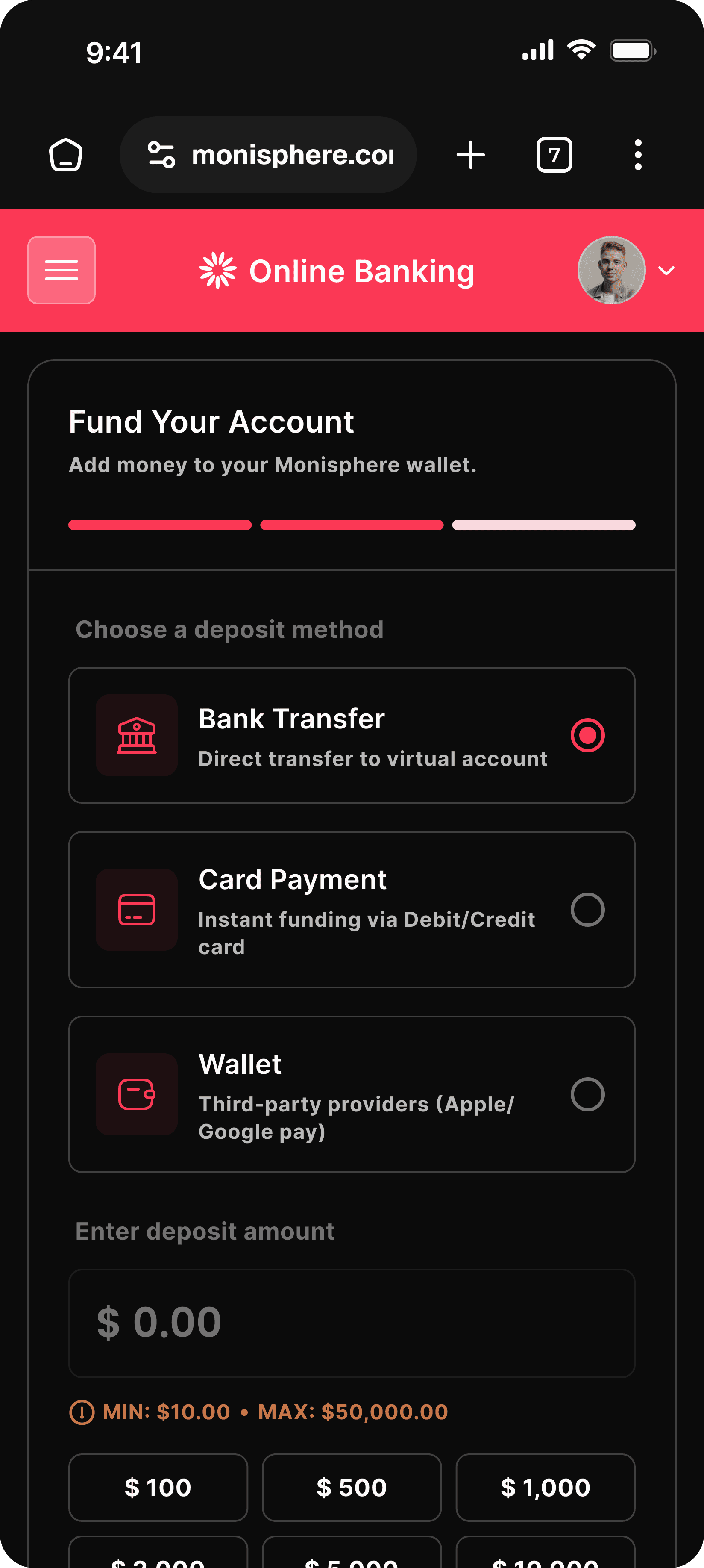 Access your dashboard
